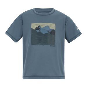 Regatta Childrens/Kids Alvarado Bike T-Shirt / China Blue